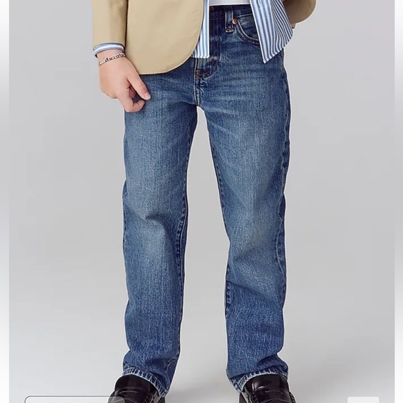 J crew Boys' relaxed-fit stretch jean in sail wash - Picture 3 of 7